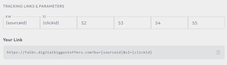 redtrack parameters